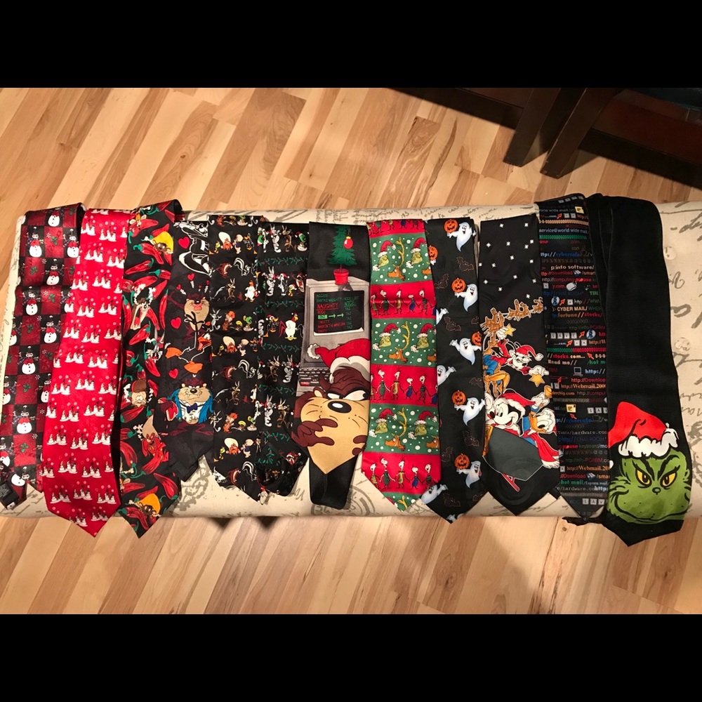 Bundle of 12 Whimsical Ties